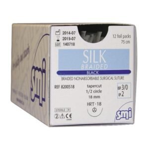 Suture SMI Silk Tapercut 4/0 3/8 Circle