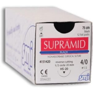 Suture SMI Supramid Tapercut 4/0 Circle 3/8