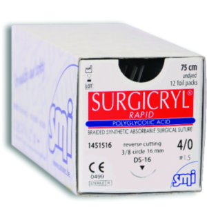 Suture Surgicryl 910 -5/0 – 1/2 cerchio 17mm / 75cm