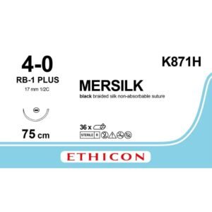 Ethicon Suture in Seta K871H 4/0 RB1 36 pz