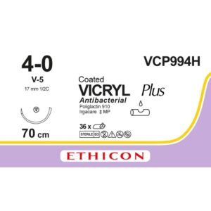 Ethicon Suture Vicryl plus VCP994H 4/0 V5 36 pz