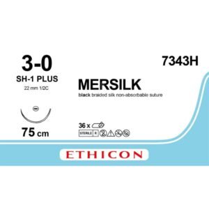 Ethicon Suture in Seta 7343H 3/0 SH1 36 pz