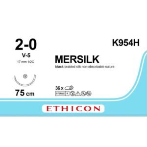 Ethicon Suture in Seta 2/0 V5 K954H 36 pz